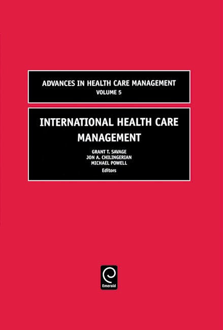 Book cover image for International Health Care Management ISBN: 9780762312283